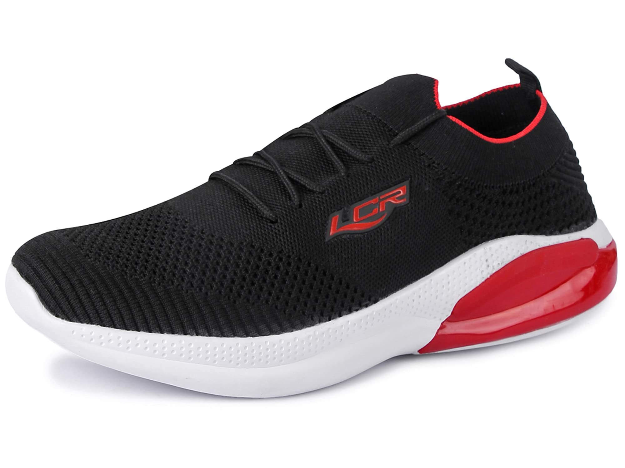 LANCER Mens DRAGON-27BLK-RED-40 Black/Red Sports Running Shoes (6 UK) (B097RPPHRX) Amazon Price History, Amazon Price Tracker