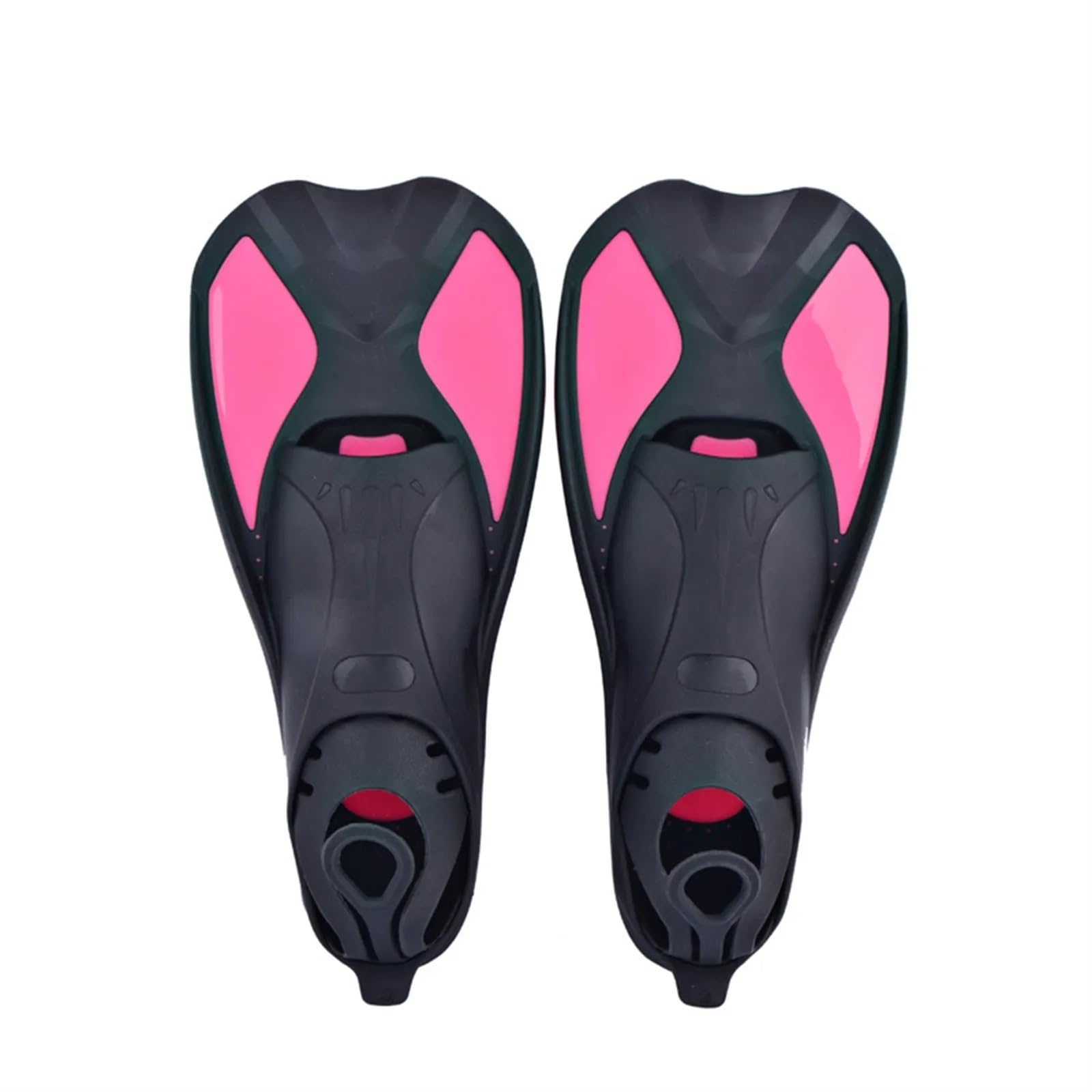 Aletas Buceo Aletas de natación Cortas for esnórquel, tamaño Ajustable, cómodas de Usar, Aletas de natación Cortas y Flexibles, Equipo de esnórquel Profesional Aletas De Buceo(XS)