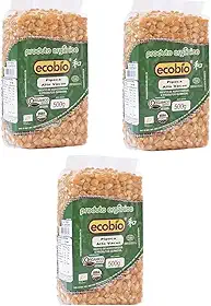 KIT - 3 Milho De Pipoca Orgânico Alto Vácuo Ecobio 500g