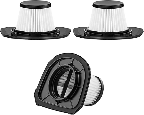 Paquete de 3 filtros HEPA lavables reutilizables reemplazables adecuados para la marca Portutif aspiradora de mano inalámbrica de 8000 pa filtro de