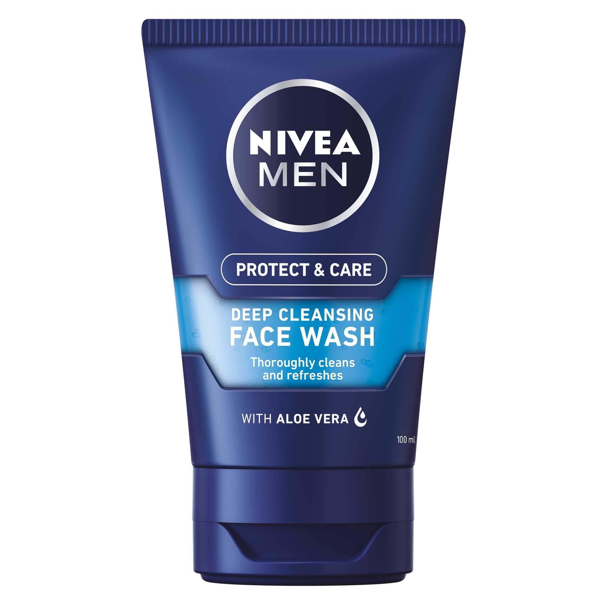 NIVEA MENDeep Cleaning Face Wash Protect & Care (100 ml)