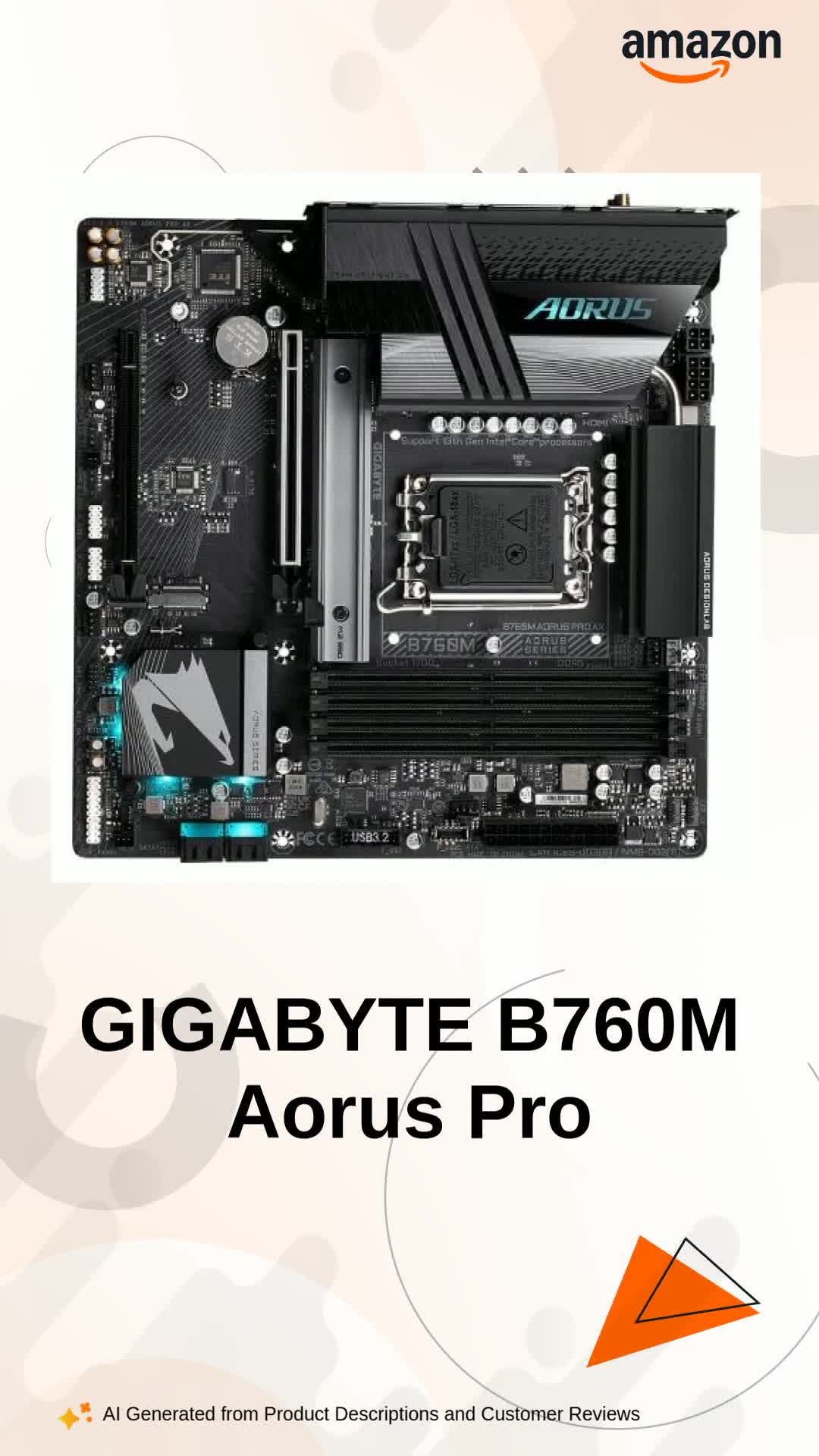 GIGABYTE B760M AORUS PRO AX Motherboard
