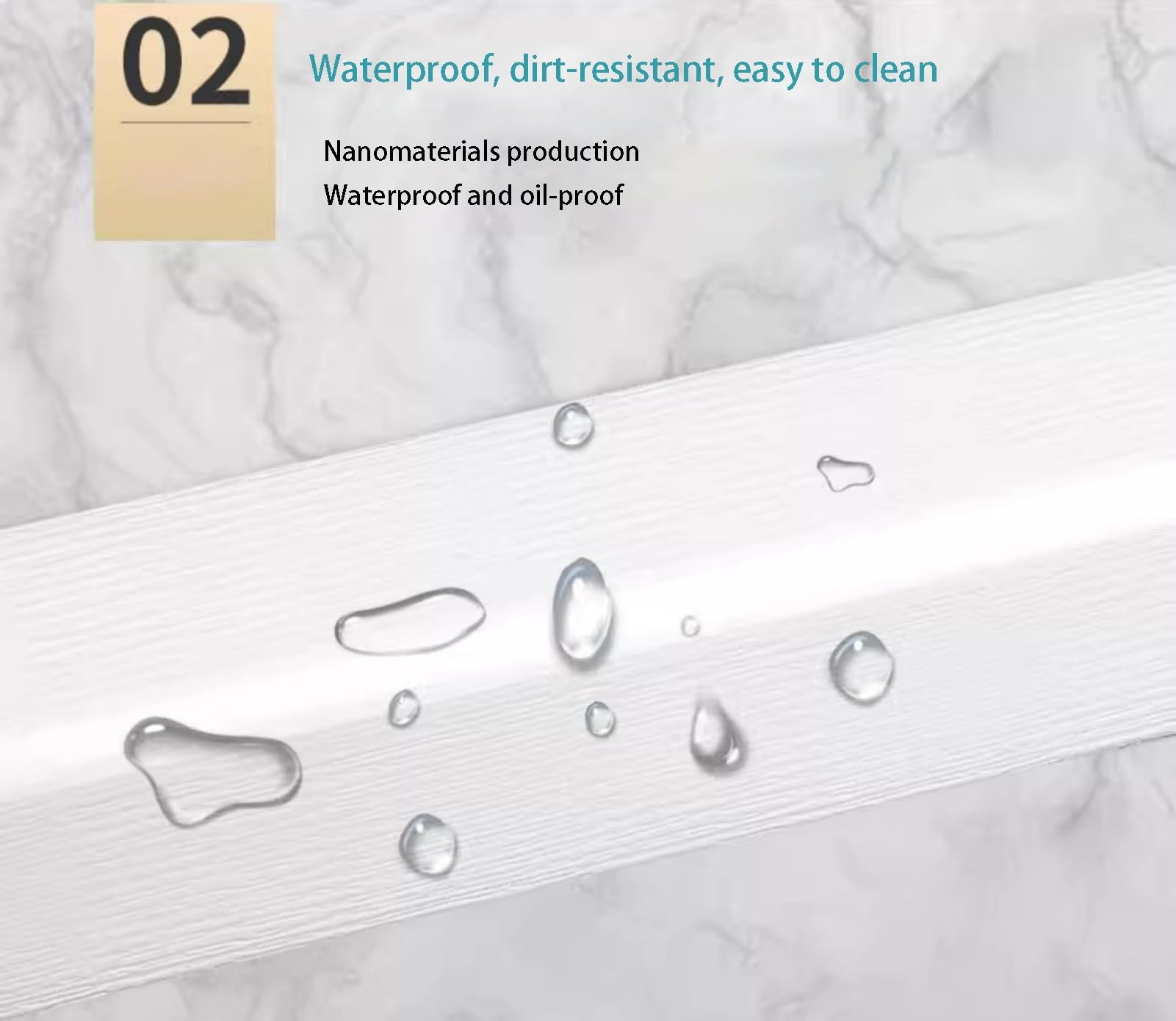 Wand-Eckenschutz, PVC-Eckschutz, selbstklebend, for Tür, Fenster, Arbeitsplatte, 3,6 cm, 0,8–3,0 m(Style 7,L 2.7m/8.8ft)