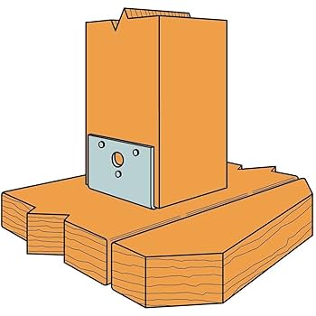Amazon.com: Simpson BC40Z 4x4 Dual Purpose Post Cap Base