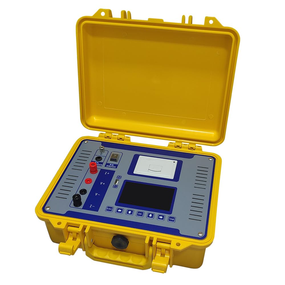 Digital Transformer DC Resistance Tester 10A Transformer DC Resistance Tester with Output Current Automatic,10A,5A,1A,300mA,100mA,<5mA