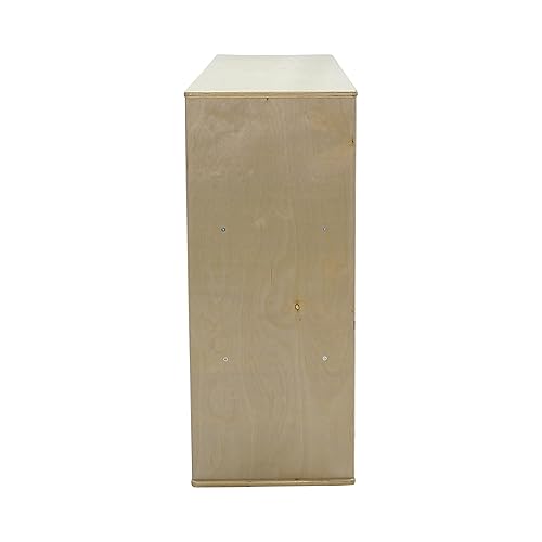 Miniatura 15 de FDP - Estantería para sala de juegos y aula, organizador de almacenamiento de cubos de abedul y estantería de aula, muebles Montessori