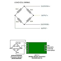 Vista 12 de 2 unidades de 2.2 lbs 11.0 lbs 22.0 lbs 44.1 lbs sensor digital de peso de células de carga miniatura de alta precisión para Arduino DIY Electronic