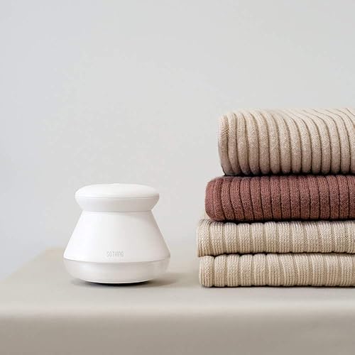 Miniatura 6 de Scienbeauty Afeitadora de tela recargable, removedor de pelusa eléctrico con luz, afeitadora de suéter con 6 cuchillas de acero inoxidable, doble