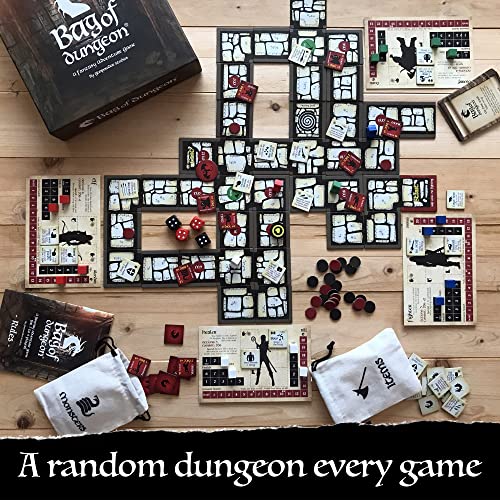 Bag Of Dungeon - Dare You Enter The Dragon's Lair? - A Family Fantasy Adventure Board Game For 1-4 Players Ages 7 And Up #TOP2