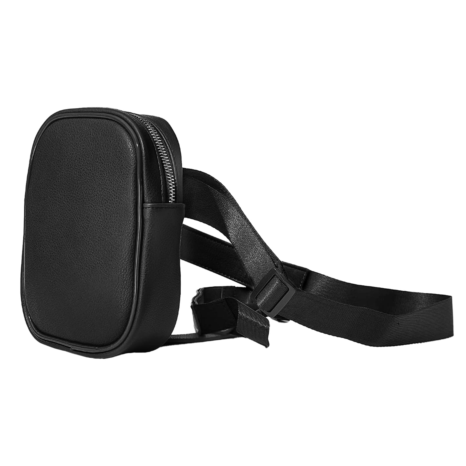 Waterproof Women’s Leg Bag – Motorcycle Hip & Thigh Bag in PU Leather – Adjustable with Detachable Strap – Black & Compact