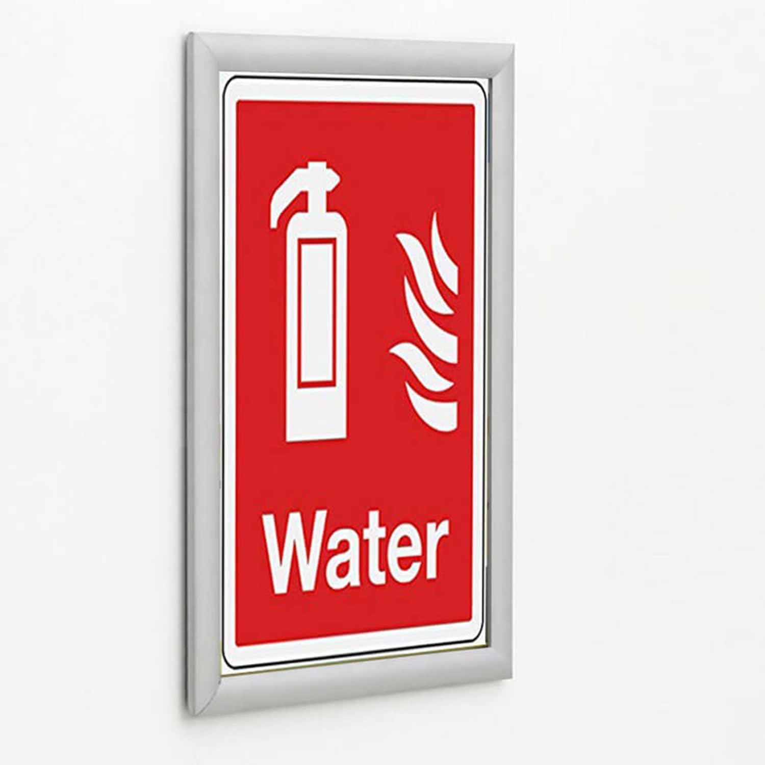 Wonderwall Fire Resistant Poster A0 Aluminium Frame, Message Display Sign Board, Easy Wall mounting - ideal for Office, School, Healthcare, Facilities