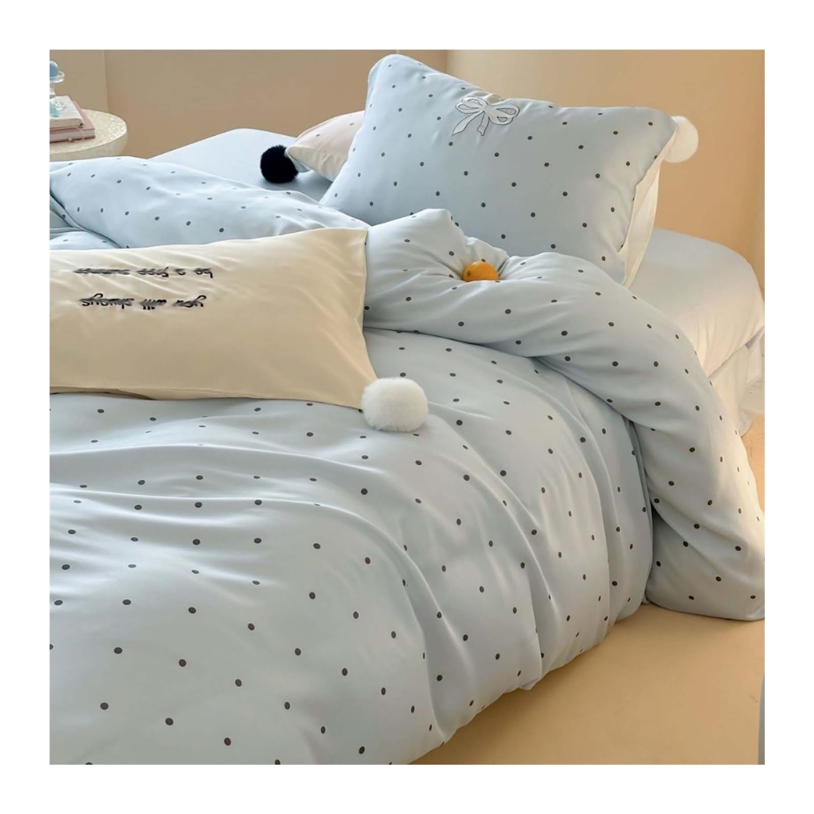Housse de couette double avec zip pour en finir avec la couette qui glisse et draps doux 1.8m