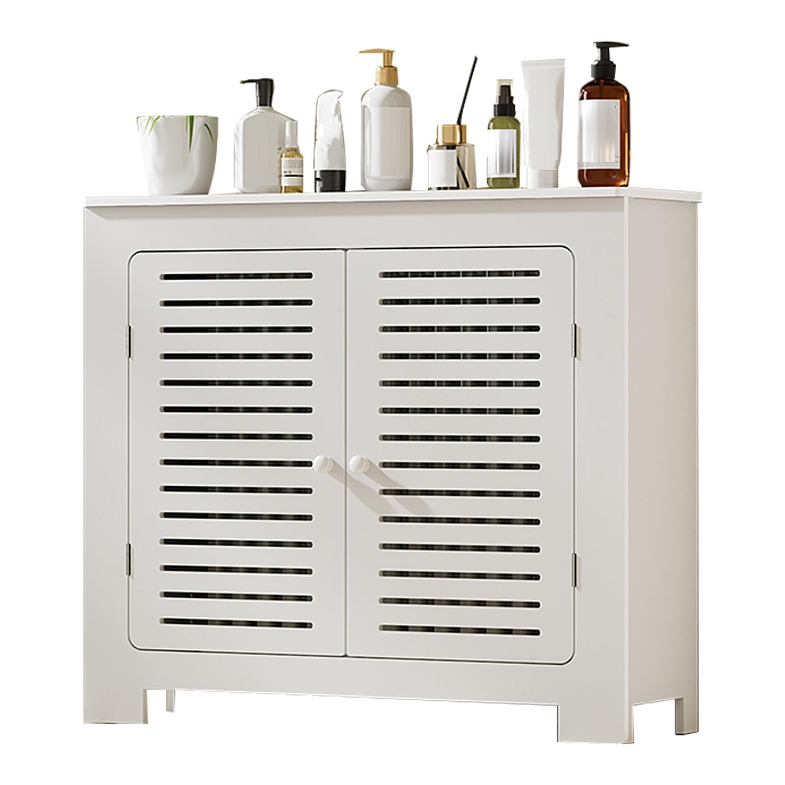 Cubre radiador estrecho para dormitorio y baño mueble decorativo de 80 cm de ancho