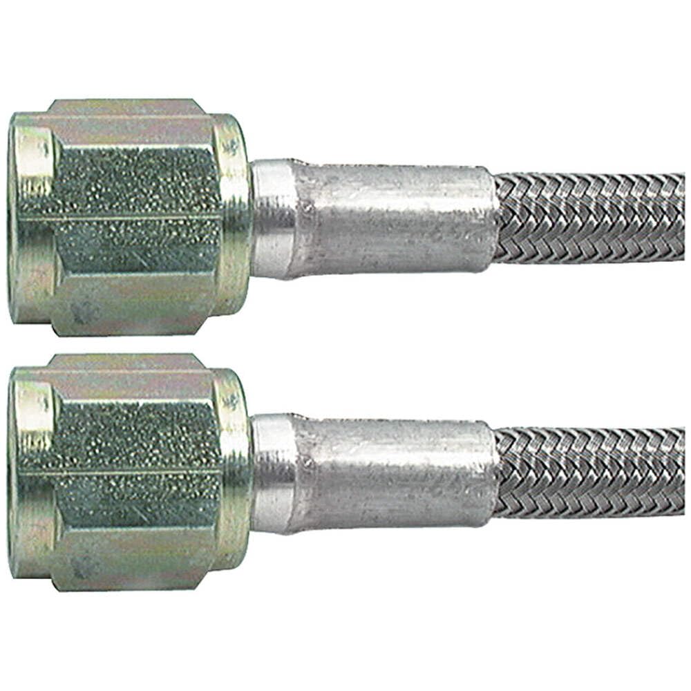 Allstar Performance ALL46310-28#3 Braided Steel Lines With -4 Ends