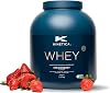 Kinetica Sports Whey Proteinpulver - Erdbeer 23g Protein/Portion 76 Portionen/2.27kg Packung Glutenfrei Optimal für Muskelaufbau & Regeneration Löst sich gut in Wasser Milch & Shakes