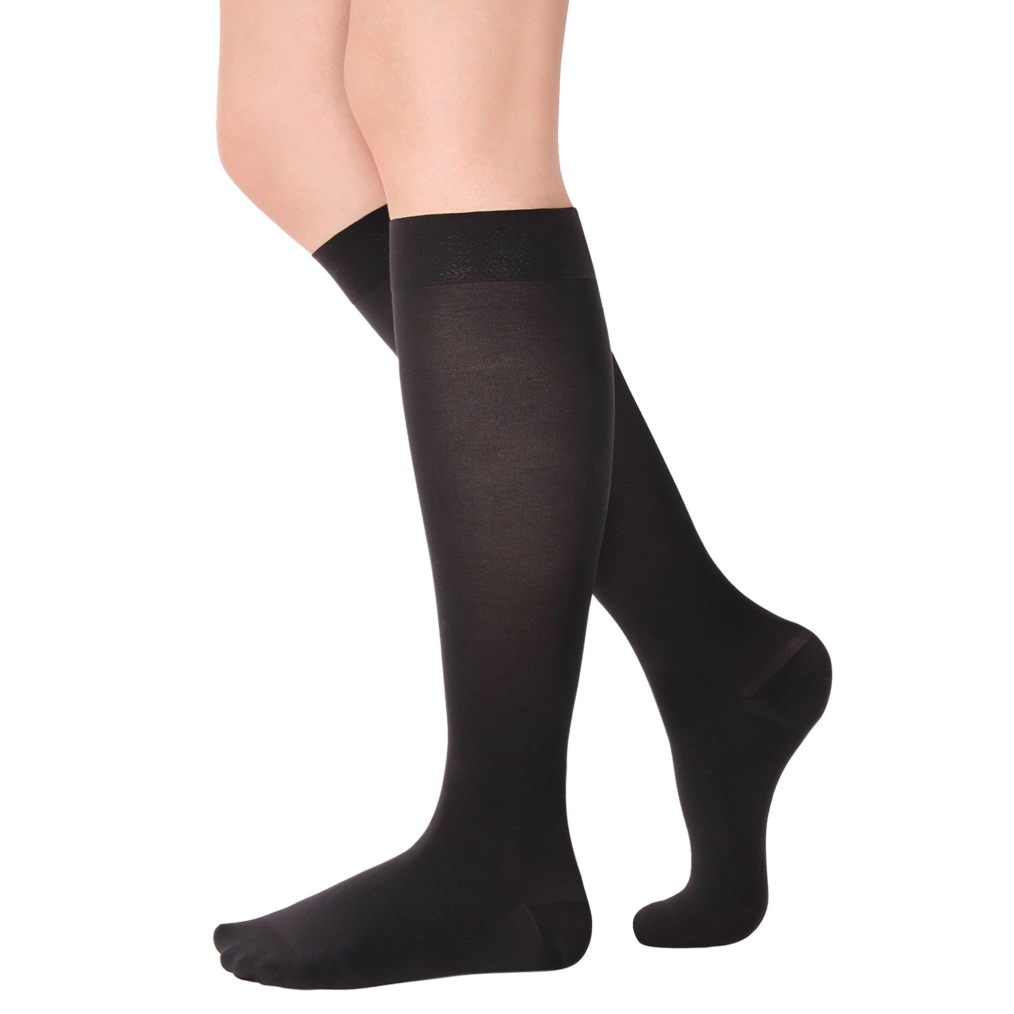 SNUG360 Compression Socks for Women & Men - 20-30 mmHg Compression Stockings - Closed Toe Knee High Stocking for Circulation, Varicose Veins, Swelling