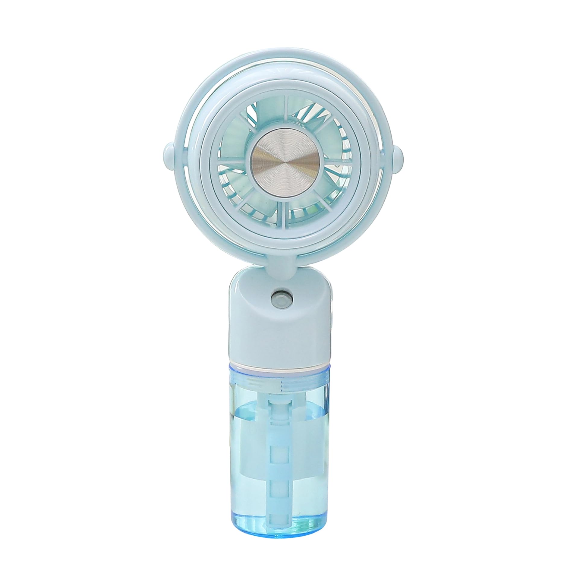 NRVTRE Portable Handheld Fan Rechargeable Water Sprayer Misting Small Handheld Fan for Travel Home Camping Outdoor Desk