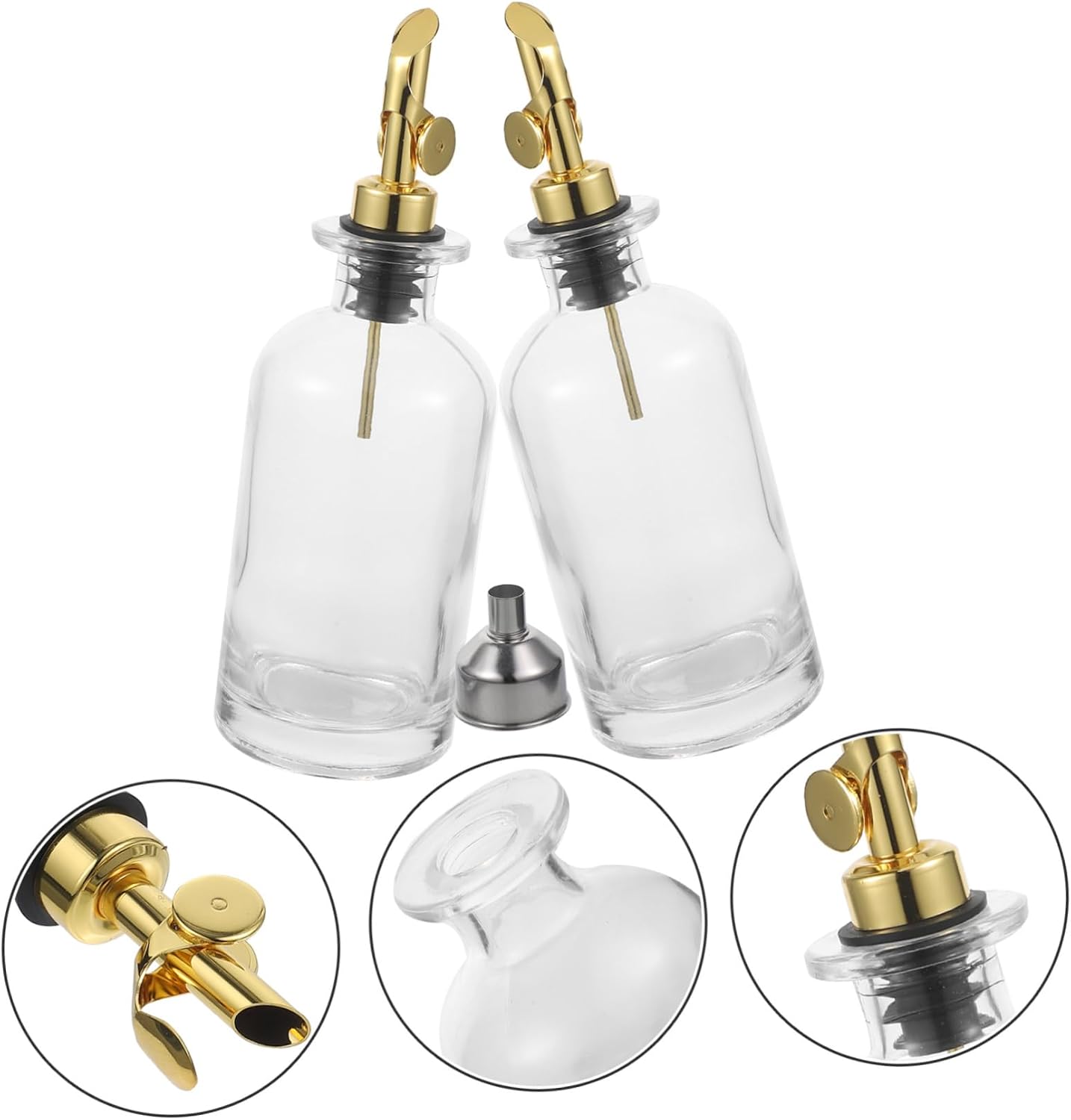 Kitchen Oil Dispenser Bottle Glass Olive Oil Dispenser Sprayer Sturdy for Long-term Use for Home