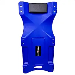 Carro Esteira Mecânico com Encosto 150Kg Projetado Para Facilitar a Rotina do Mecânico (Azul)