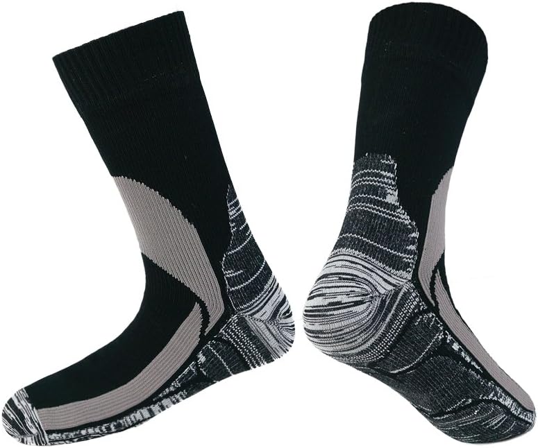 Waterproof Windproof Breathable Socks for Men & Women,Hunting/Fishing/Hiking/Skiing/Work Warm Boot Socks,M
