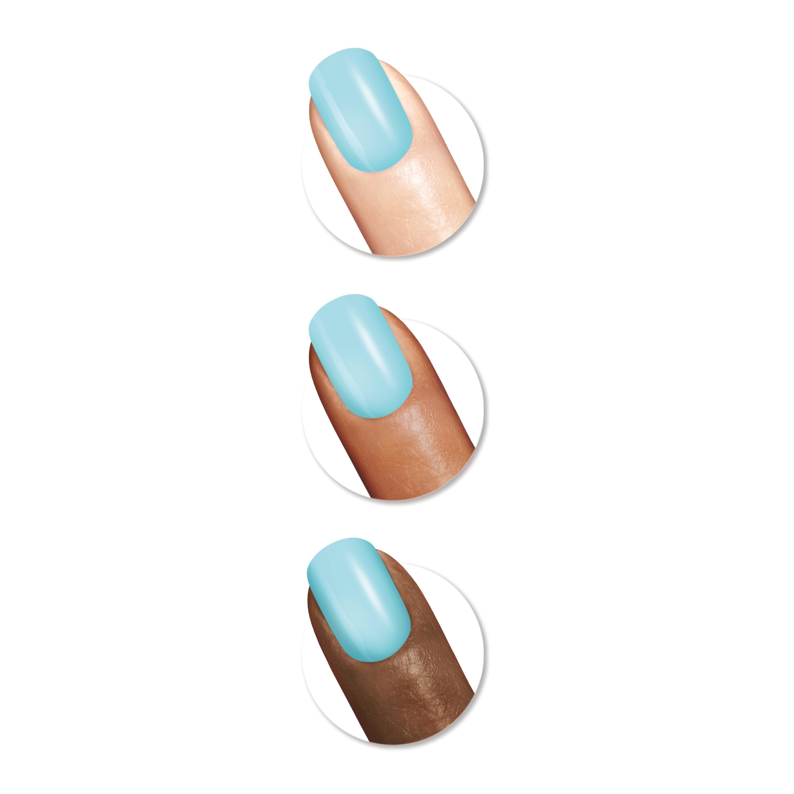 Sally Hansen Insta-Dri Nail Polish | Quick Dry, Long Lasting, Streak-Free Shine | Opaque, Shiny | 509 Mint Me in St. Louis | Soft Aqua Blue Nail Color.: 725 I Want KISSES 0.31 Fl Oz (Pack of 1)