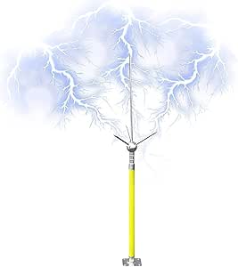 Amazon.com: Pararrayos aislante, barra de rayos aislada de tres polos ...