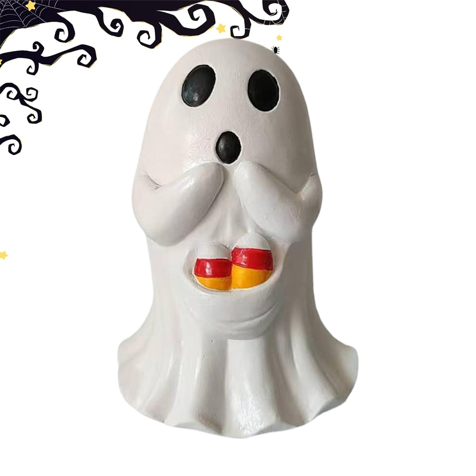Décoration fantôme pour bureau d'Halloween, statuette appartement et maison hantée