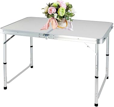 DICN 120   60 cm Occasional Table, Learning Tables, Writing Study Desk, Workstation, Game Tables for Sofa Couch Bed Office, 3 Height Adjustable55cm, 62cm, 70cm