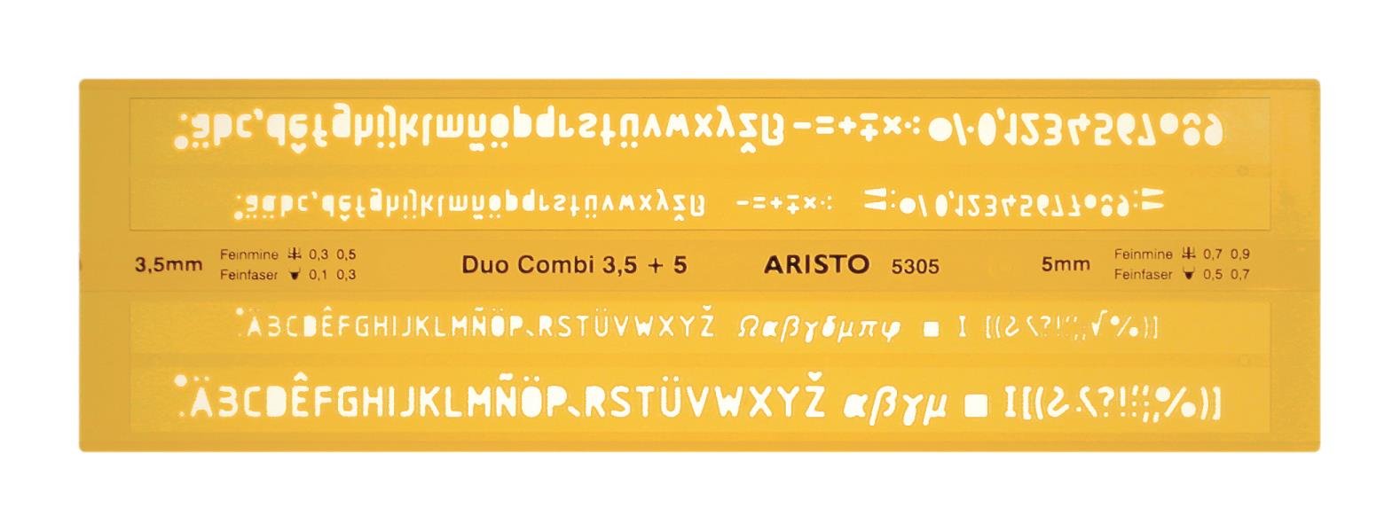 Aristo AH5305 Trace-lettres (Import Allemagne)