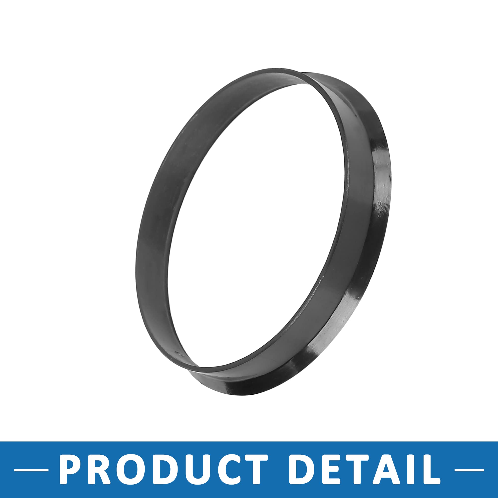 ABSOPRO Naben-Zentrierringe 57.1mm Auf 65.1mm - 4-teiliges Set In Schwarz