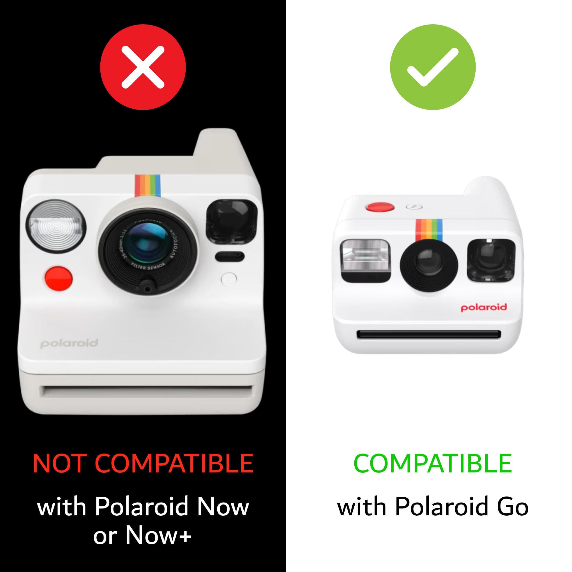 Polaroid Go Color Film 32 Mini Photos 2 Double Packs Compatible with Polaroid Go Camera Instant Color Film for Instant Camera with a Cleaning Cloth product thumbnail 3