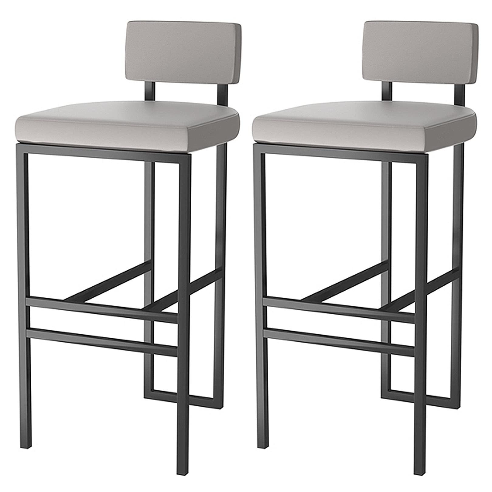 Tabourets de bar avec dossier confortable pour soulager le dos en cuisine