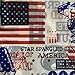 Patriotic Red, White and Blue Stars Plastic Tablecover