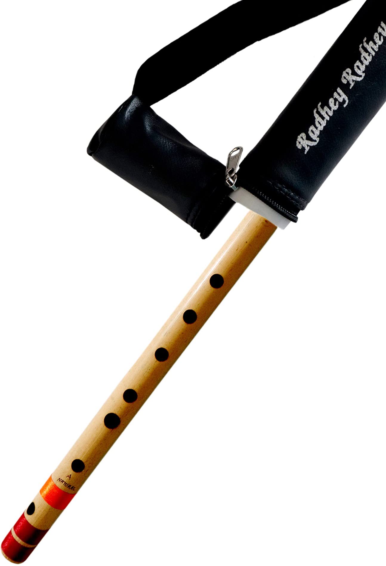 Flauto musicale Combo A Natural (61 cm) & A (55,9 cm) Bamboo Flauto Bansuri con flauto borsa per il trasporto gratuita