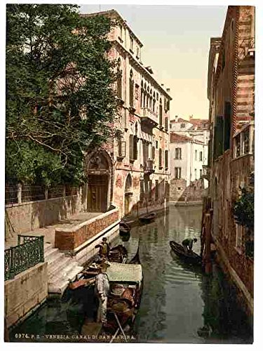 Portafoto San marina Canal Venezia A4 10 x 8 poster stampa