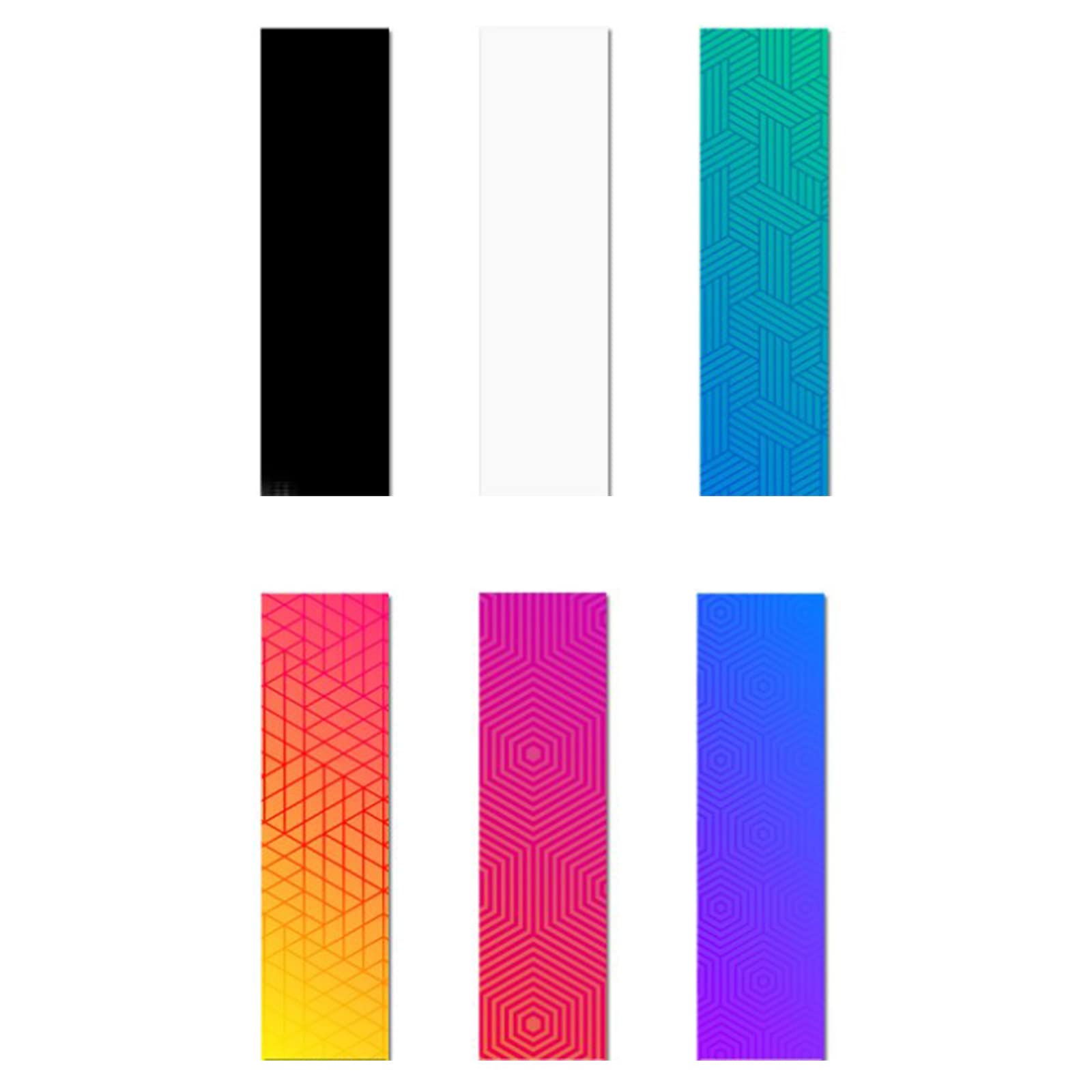 THE WHITE SHOP 12Pieces Anxiety Sensory Stickers Anti Stress Tactile Rough Sensory Calm Textured Anxiety Relief for Adults Teens Desk Classroom (Gradient Style),6COLOR