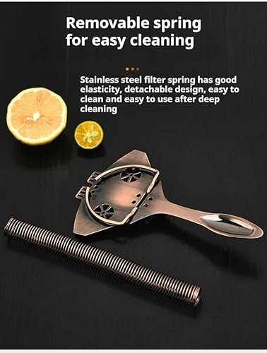 Miniatura 4 de Colador de cóctel, diseño de modelado Hawthorne Strainer-Rocket