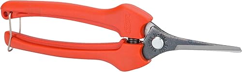 Bahco Tijeras de cosecha de 7-12 pulgadas P128-19, rojo