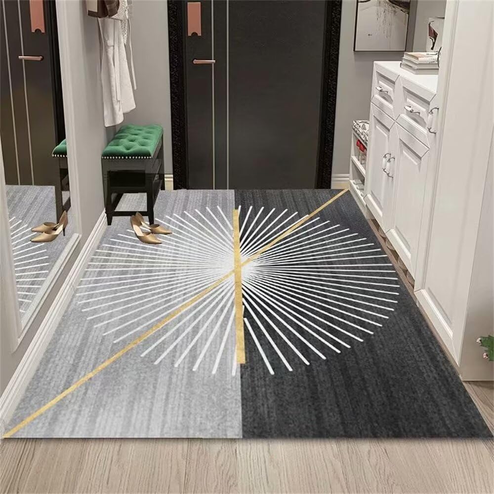 Tapis de zone de style moderne decoration de ligne classique 80x160cm