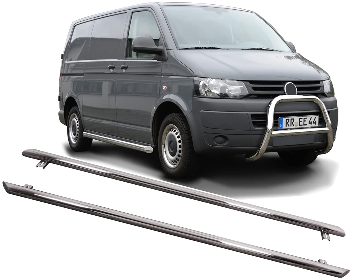 PEDANE schwellerrohre in acciaio inox TÜV per FORD RANGER 07-12