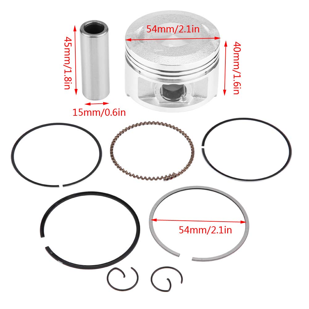 Segments De Piston Pour Tronçonneuse - 2 Pièces - Dimensions 36x1,5 Mm - Universel - Haute Résistance à L'usure - Remplacement Pièce Moteur