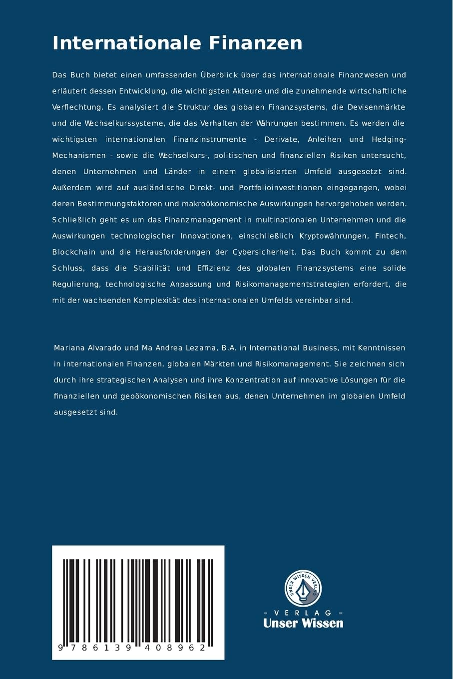 Internationale Finanzen: Und globale Risiken