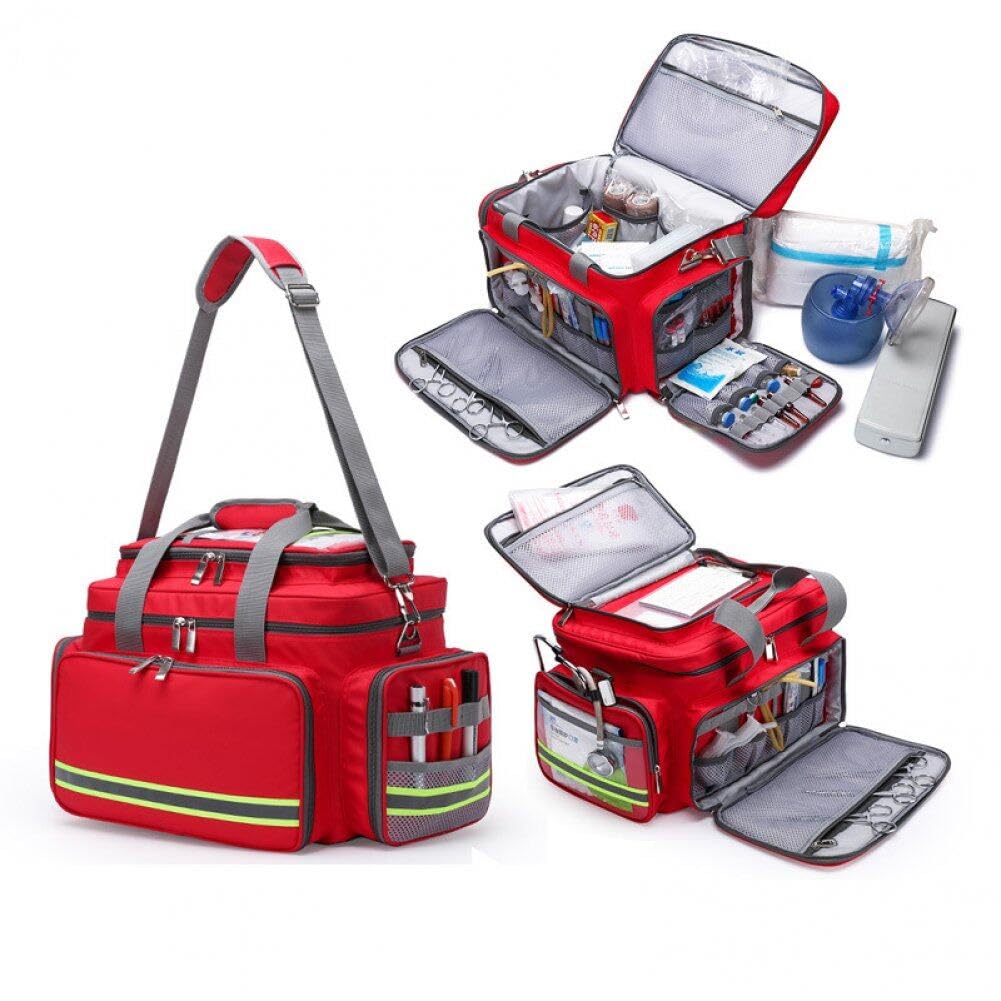 Bolsa Médica De Primeros Auxilios, Bolsa De Emergencia para Exteriores, Bolsa De Almacenamiento De Gran Capacidad, Mochila De Rescate Impermeable, Suministro De Aventuras