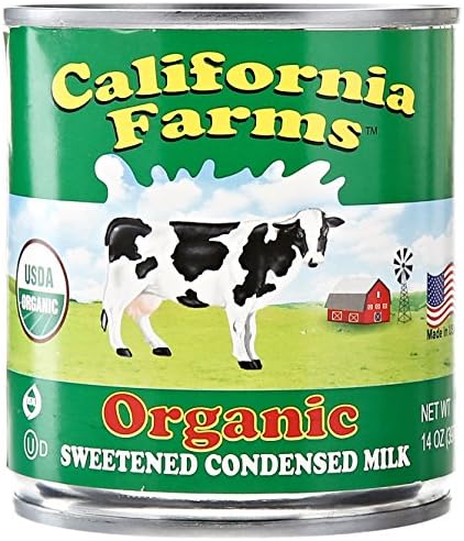 California Farms, Organic Condensed Sweetened Milk, 14 Ounce