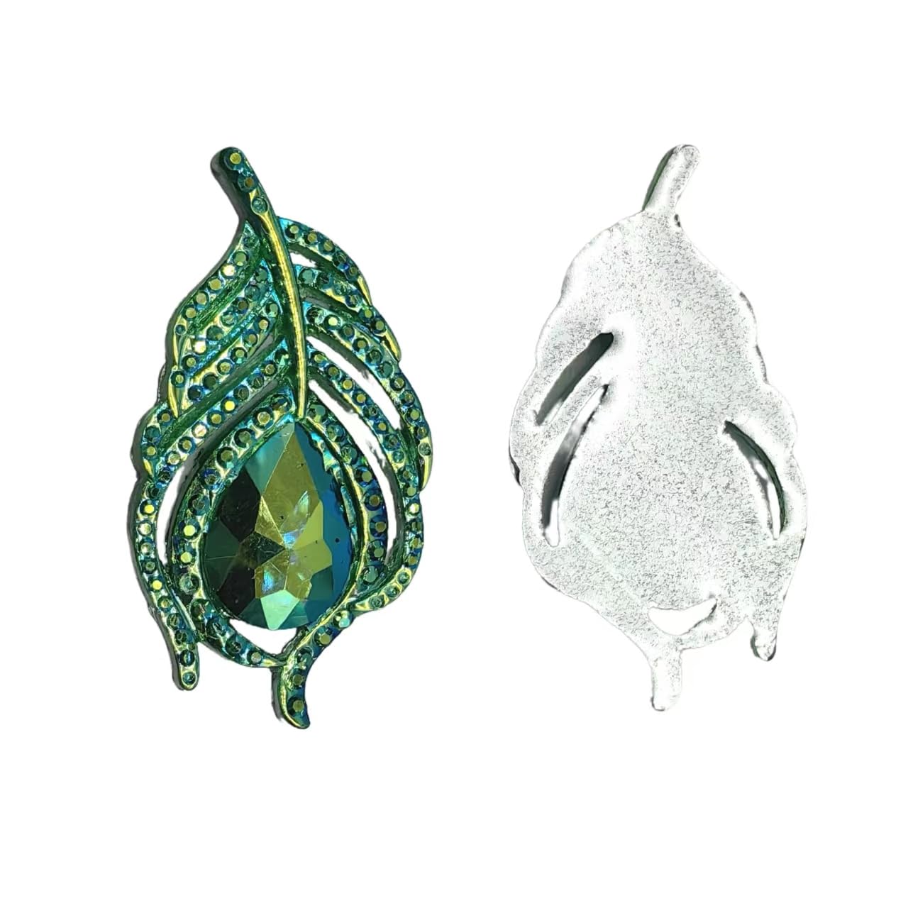 Lmlliang Strasssteine Zum Aufnähen – 18 Mm, Rund, Gelb, 10 Stück, Kunstharz, Für Schmuck, Taschen, Handwerk
