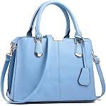 Pahajim Top-Handle Handbag Water-Resistant Crossbody Shoulder Bag for Women Multi-Pocket Satchel Ladies Work Tote Purse,White