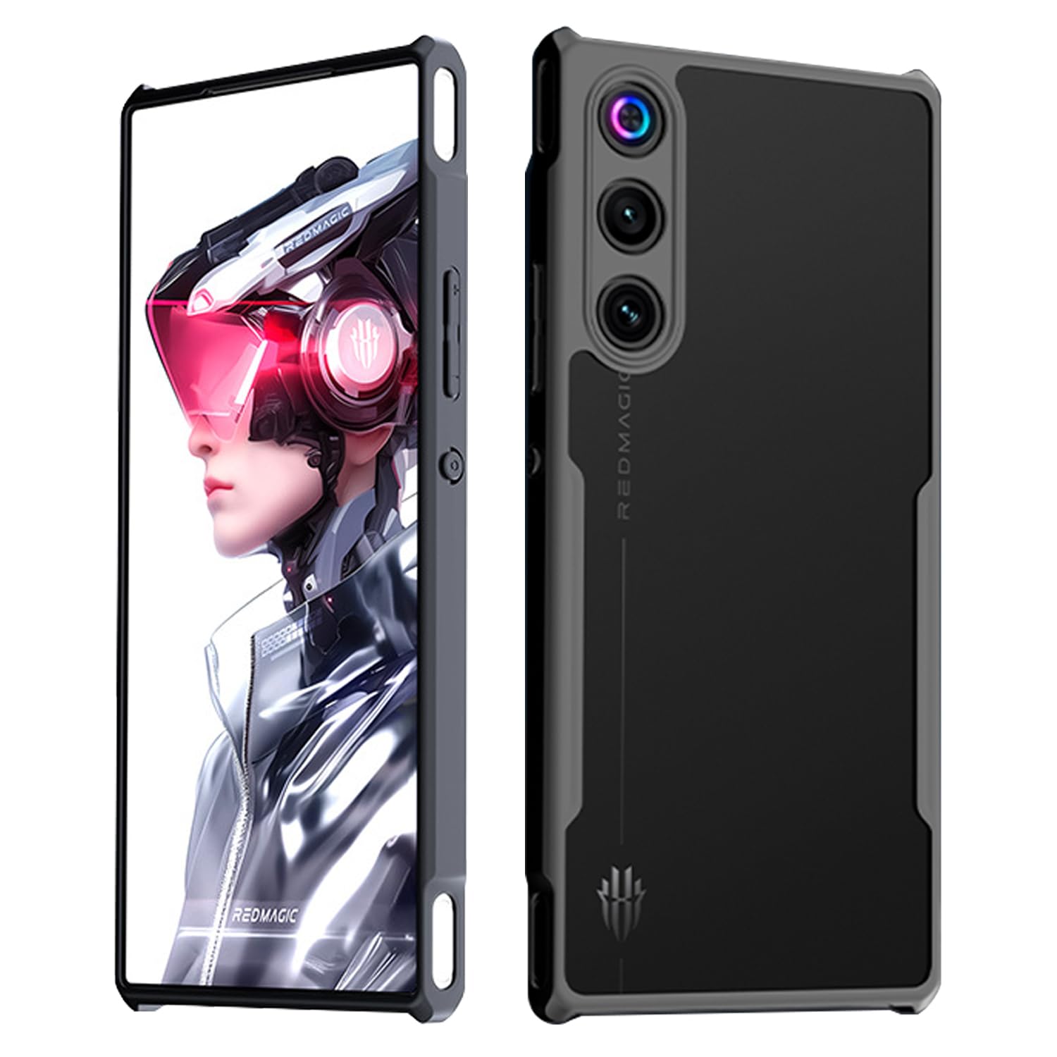 Schutzhülle Für ZTE Nubia Red Magic 10 Air – Ultradünne Hybrid-Hülle Mit TPU-Rahmen & Transparenter Acryl-Rückseite