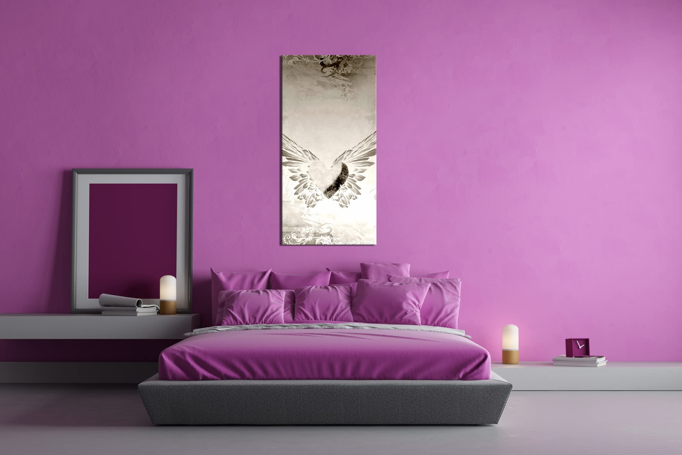 deyoli - Tela Stampata su Telaio in Vero Legno, Stampa Digitale di Alta qualità con Cornice, Senza Poster, Stampa su Tela, 60x40