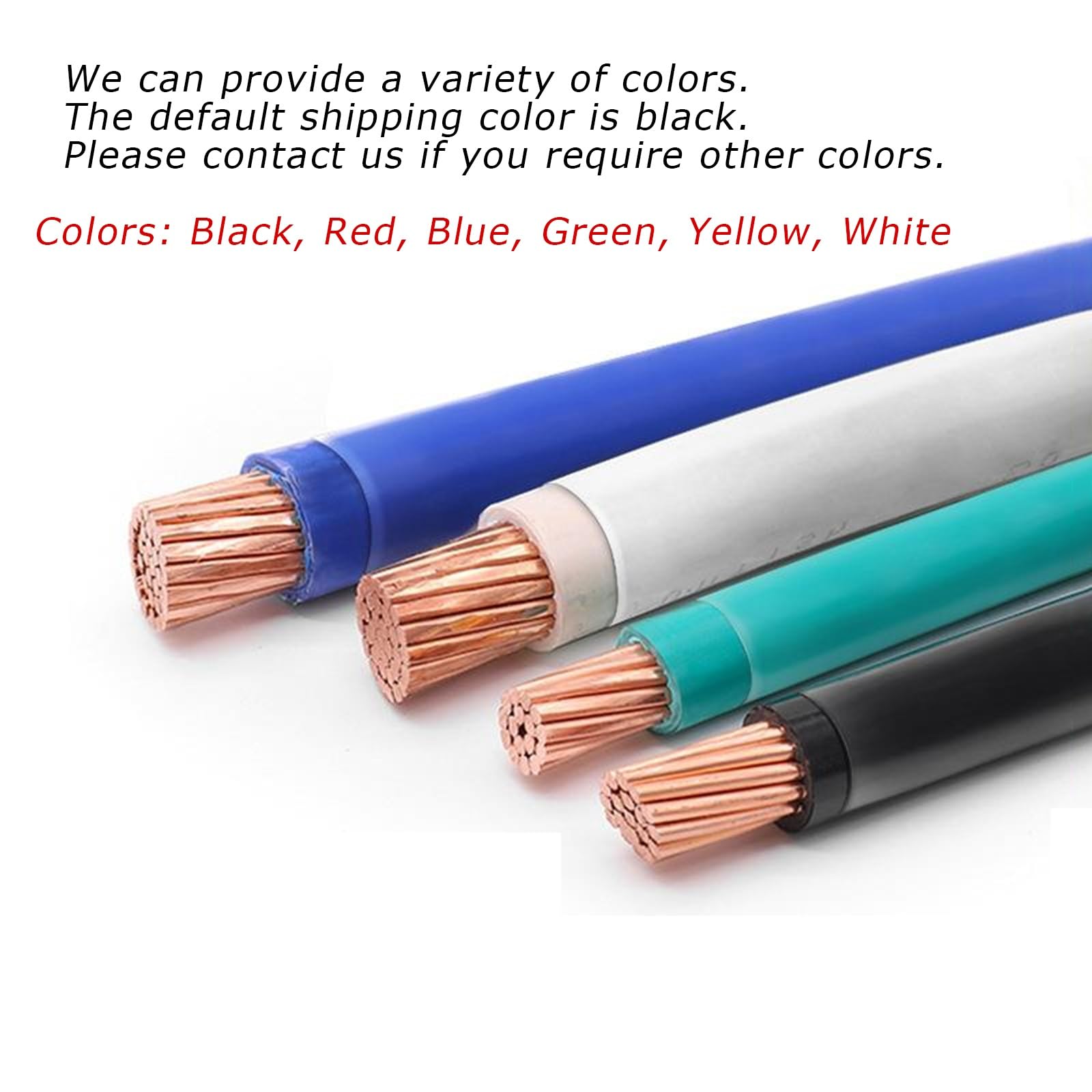 6-14 AWG Cable Eléctrico De Nylon, Homologado Por UL — Cobre Desnudo Trenzado, 600 V, -20 °C A 90 °C, Cable De Alimentación, Cable Flexible Para Edificios E Iluminación(10awg)