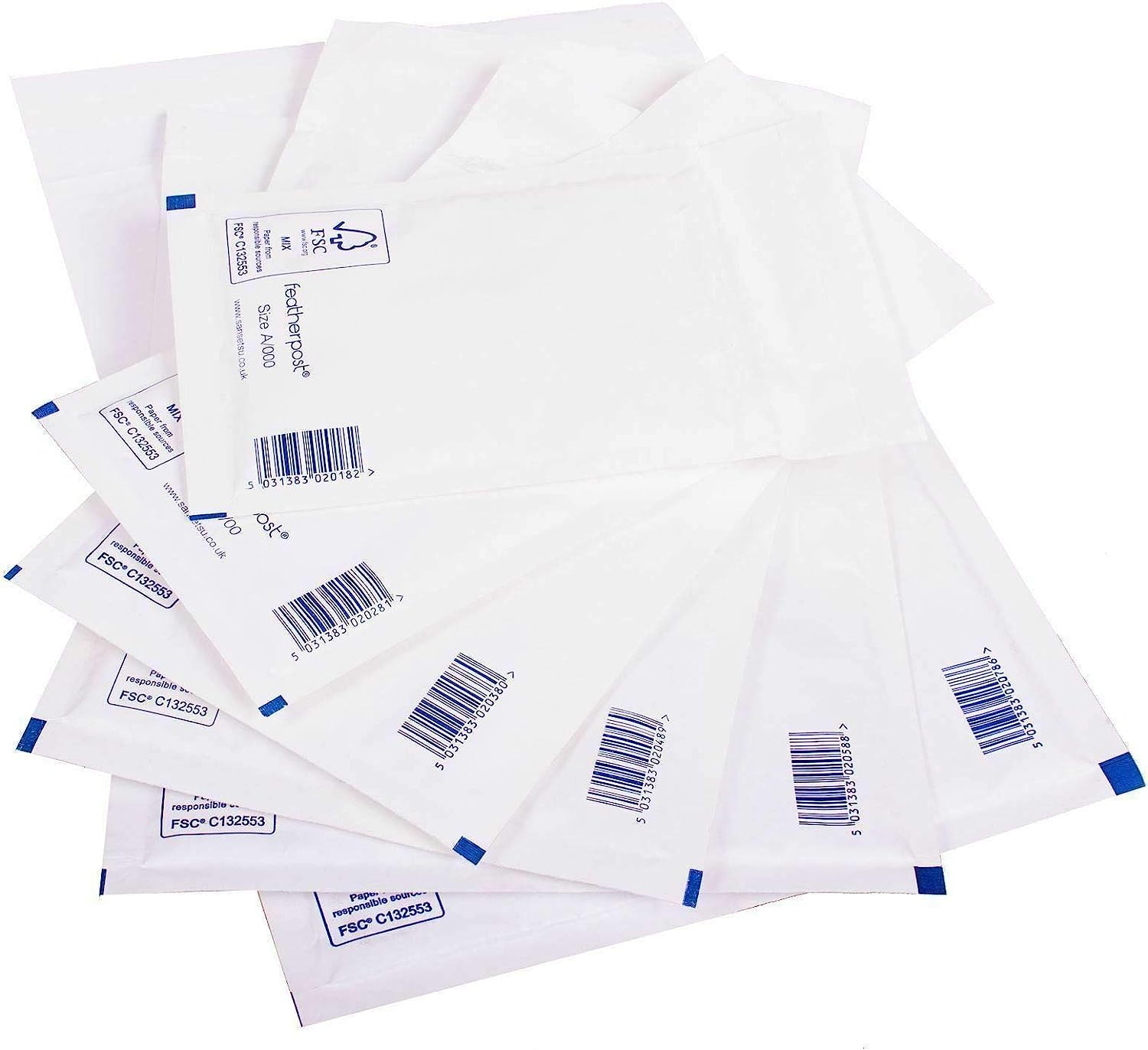 FeatherpostĀ® / ArofolĀ® Padded Envelopes, (A-K) Various Sizes. Padded Bubble Envelopes Bags Postal Wrap Envelope (10, A - 140 x 175 (Internal Size 120 X 165mm))
